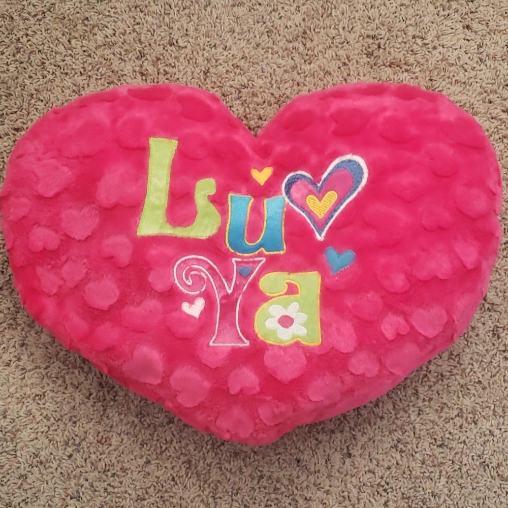 Plush heart